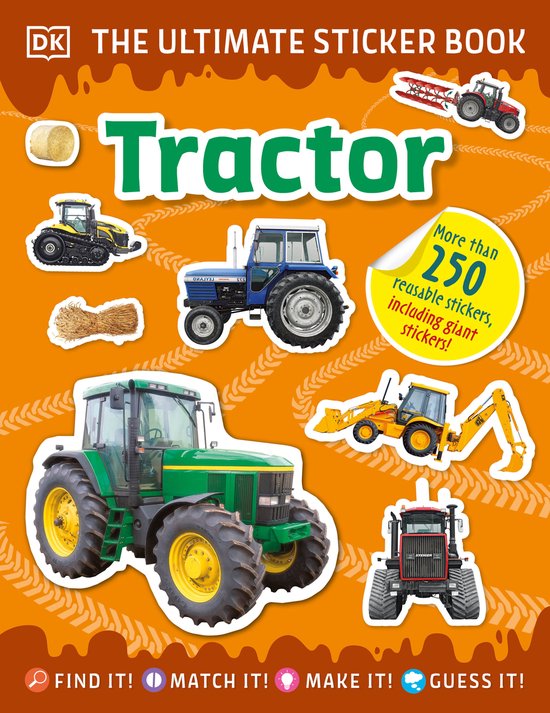 Ultimate Sticker Book Tractor - cover