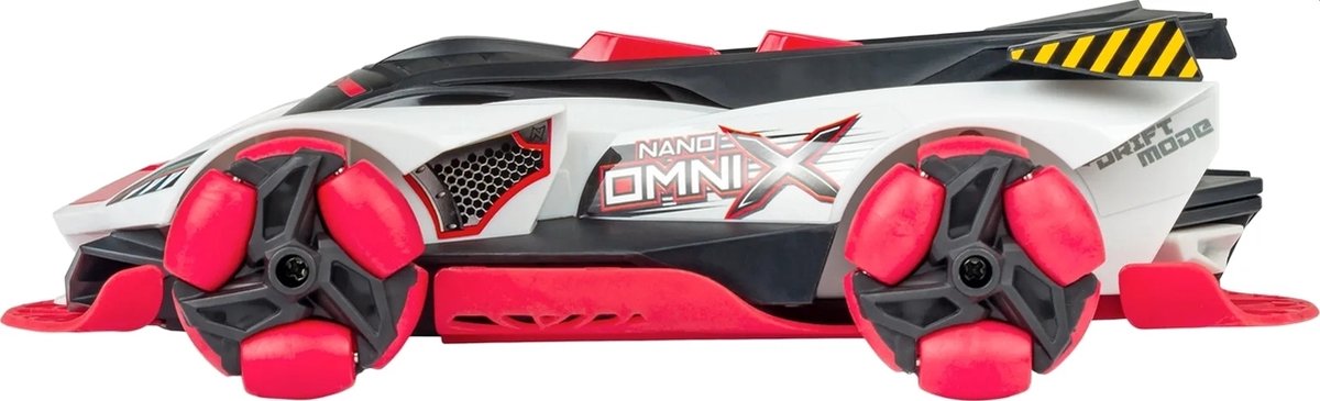 Nikko RC Auto Nano Omni X Galactic Rood Bestuurbare Auto - 14km/h - Spint 360 Graden & Coole Stunts - vanaf 6 Jaar- 20 cm — afbeelding 11