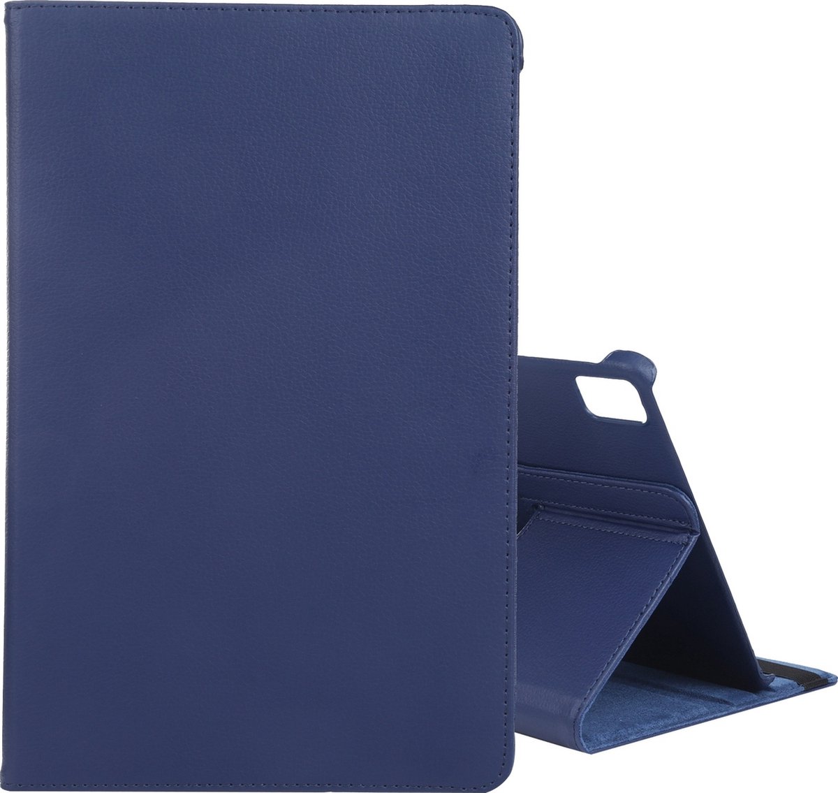 Mobigear Tablethoes geschikt voor Apple iPad Pro 11 Inch (2024) Hoes | Mobigear DuoStand Draaibare Bookcase - Donkerblauw