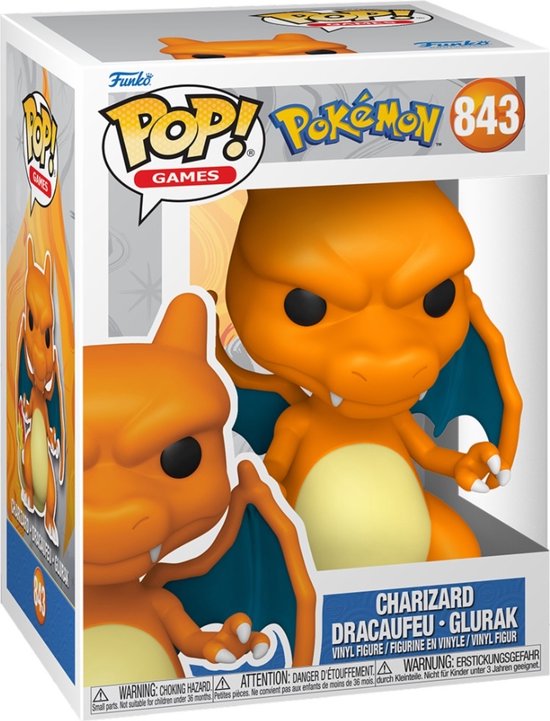 Pop Games: Pokémon Charizard - Funko Pop #843