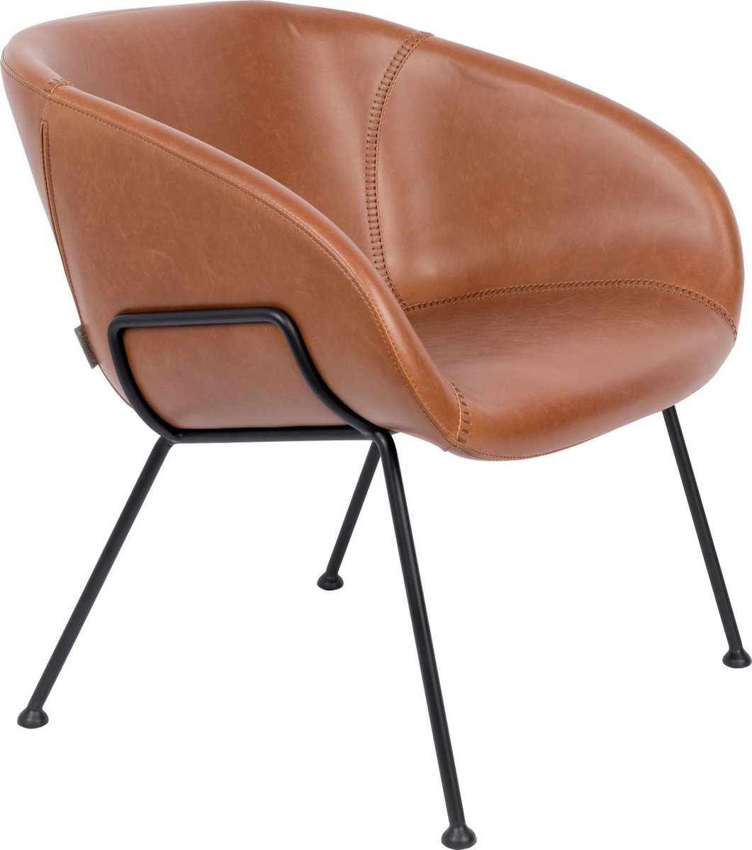 Zuiver Feston Loungestoel Bruin