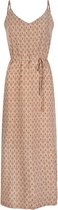 Lofty Manner Jurk Dress Roxie Of28 623 Multi Brown Print Dames Maat - M