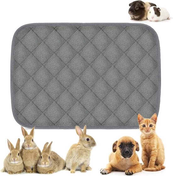 PIPI-matten voor honden, wasbaar, 70 x 50 cm, herbruikbaar, wasbaar, niet-giftig, koelkussen voor vloer, bank, potje, kooi, waterabsorberend en lekvrij