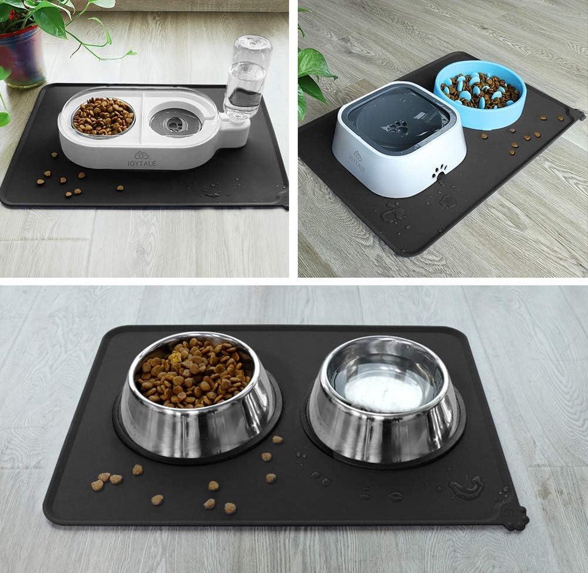 Kattenvoermat, placemat voor puppy's en maaltijden, antislip Kattenvoermat, placemat voor puppy's en maaltijden, antislip
