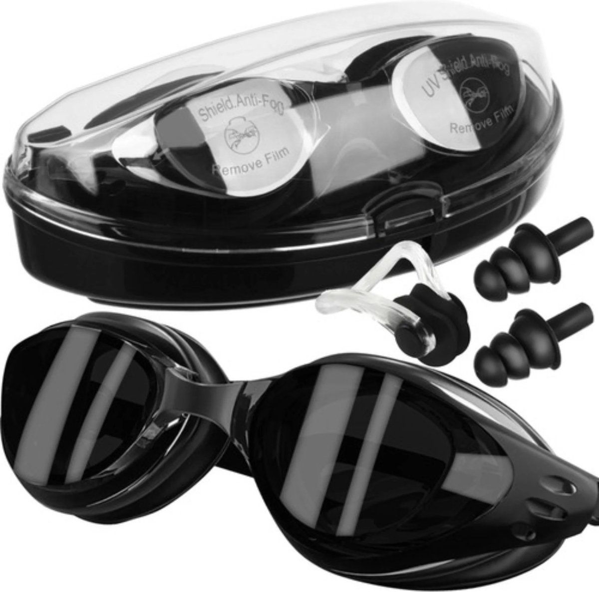 Trizand Comfortabele en Duurzame Zwembril met Accessoires