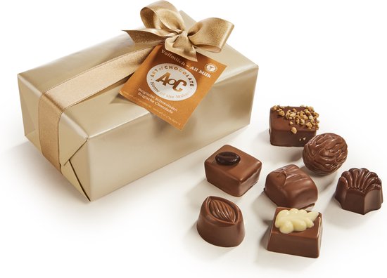 Art of Chocolate - Belgische chocolade bonbons - Melk– Ballotin - 220g