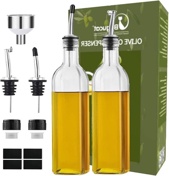 Eagle Olijfolie Fles - met Schenktuit - Olijfolie/Azijn - 500ml