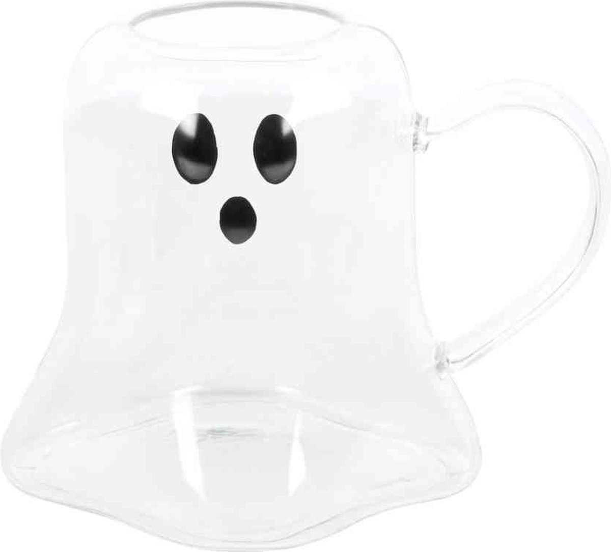 Something Different - Ghost Shaped Glass Mok/beker - Transparant