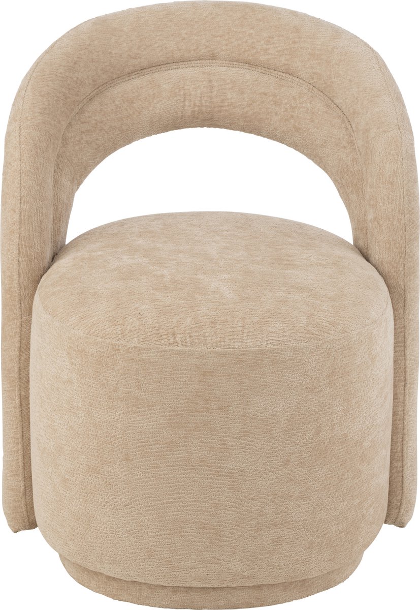 J-Line zetel Accent - textiel - beige