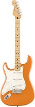 Fender Player Stratocaster Lefthand MN Capri Orange - Elektrische gitaar voor linkshandigen