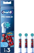 Oral-B Pro Kids, 3 stuk(s), Meerkleurig, 3 maand(en), Spider Man, 3 jaar, Oral-B