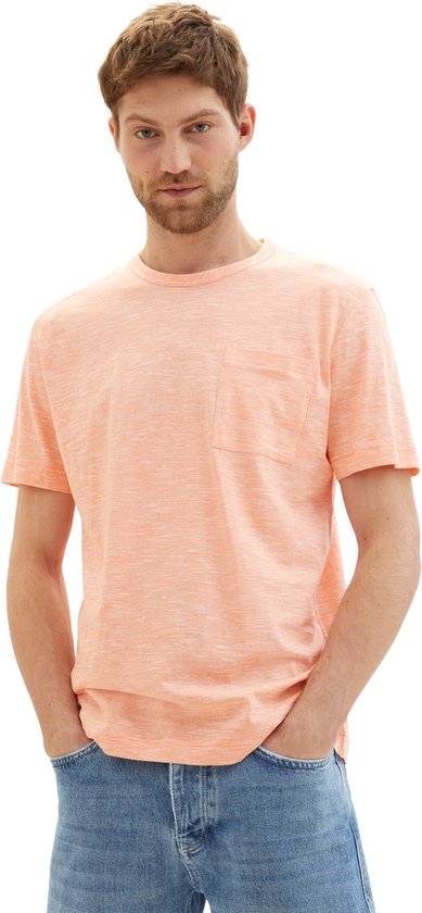 Tom Tailor Men-T-shirt--35205 melon ora-Maat L