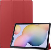 iMoshion Tablet Hoes Geschikt voor Samsung Galaxy Tab S8 Plus / Tab S7 Plus / Tab S7 FE - iMoshion Trifold Bookcase - Rood