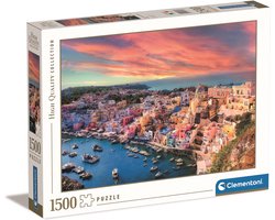 Clementoni - Puzzel - 1500 Stukjes - Picturesque Procida Island - Puzzel Voor Volwassenen - High Quality Collection