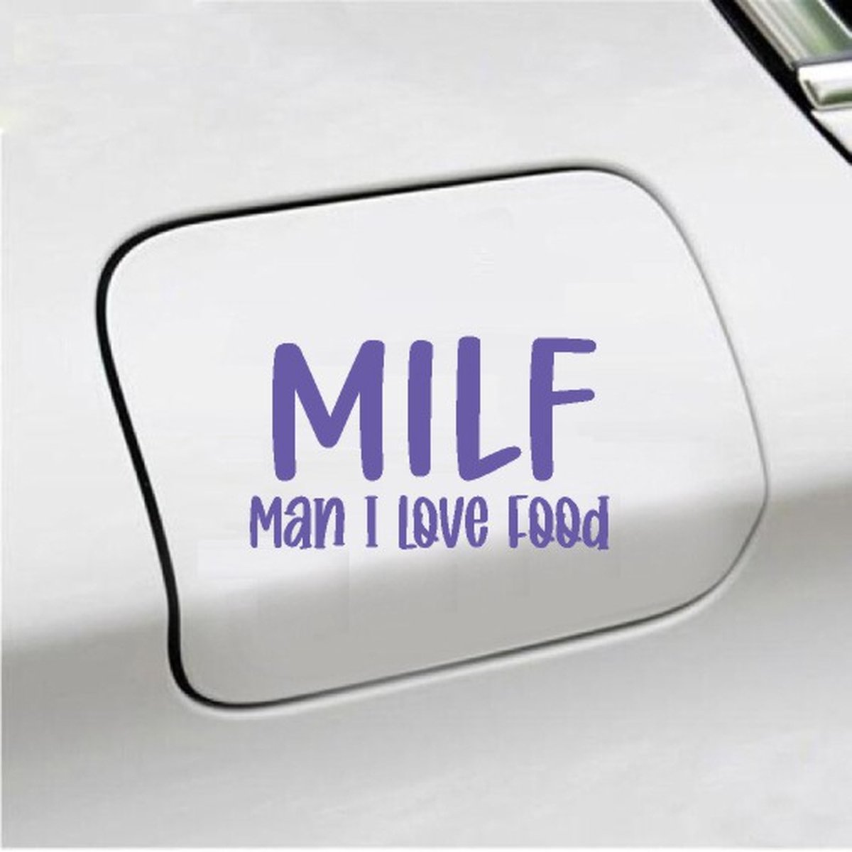 Bumpersticker - Milf - 10x17 - Paars