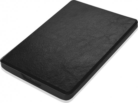 Goodline® - Hoesje geschikt voor de Kobo Aura Edition 2 (6") N236 - Hard Cover Hoes / Slimfit Sleepcover - Zwart van Merkloos — afbeelding 4