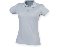 Henbury Ladies Coolplus® Polo Shirt H476 - Silver Grey - XXL
