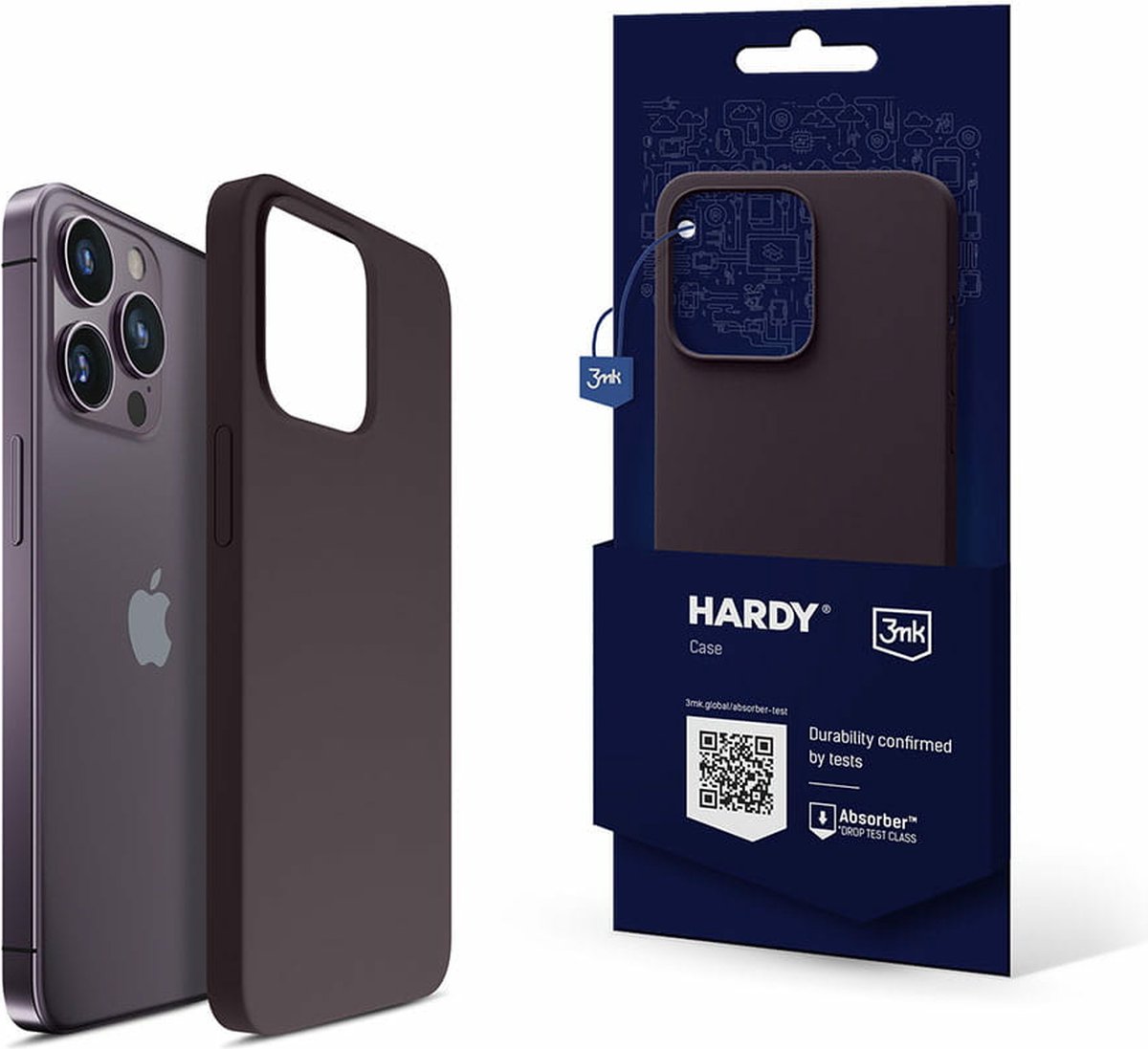 3MK HARDY Case Deep mobiele telefoon behuizingen Paars