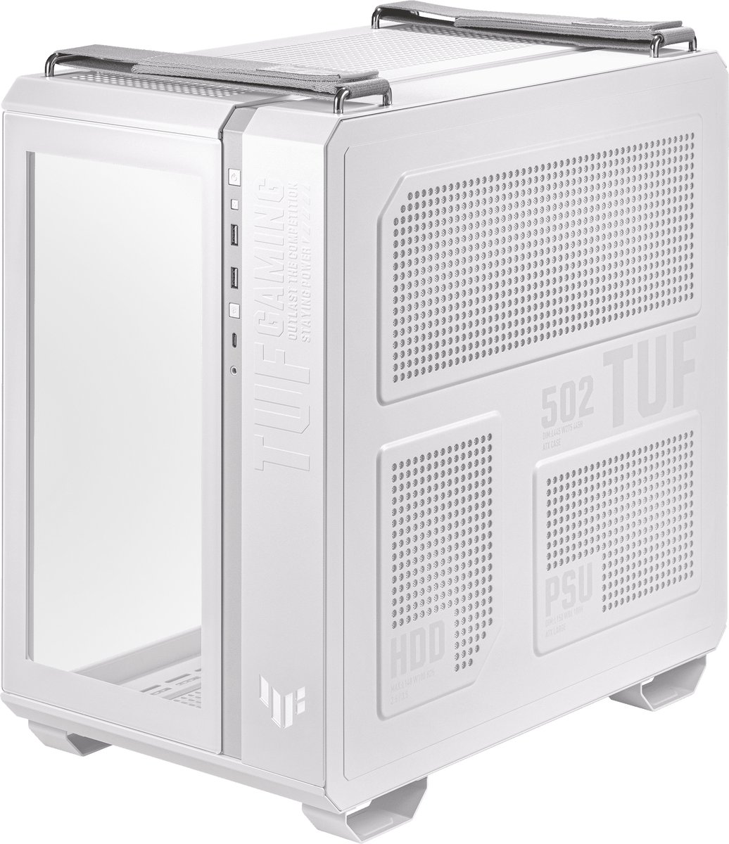 ASUS TUF Gaming GT502 PLUS tower behuizing 2x USB-A | 1x USB-C | Tempered Glass