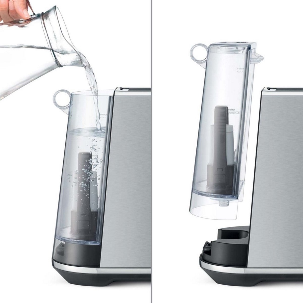 Afbeelding 2 van Sage the Bambino® Stainless Steel Pistonmachine