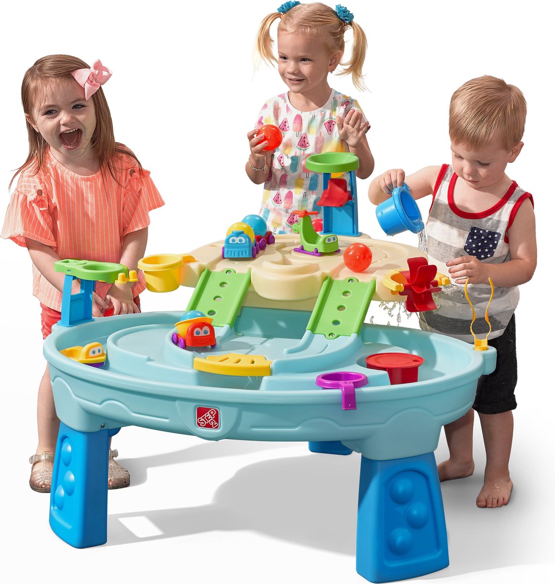 Step2 Ball Buddies Watertafel voor kinderen met ballen - Kinder speelgoed van kunststof met 23 accessoires incl. ballen - Speelgoed activiteitentafel voor binnen of buiten / tuin — afbeelding 10