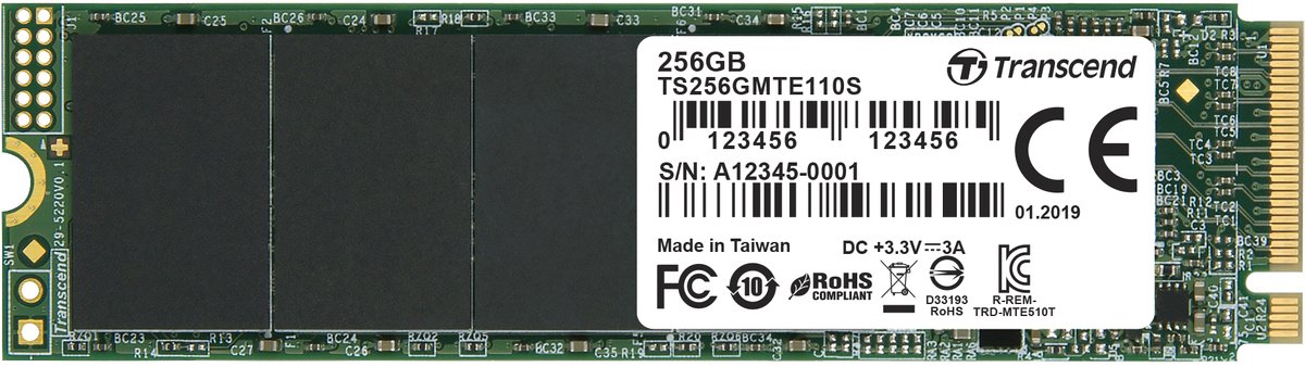 Transcend 110S 256GB M.2 PCI Express 3.0