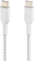 Bol.com Belkin BoostCharge USB-kabel 2 m USB C Wit aanbieding