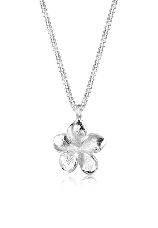 Elli Halskette Damen Frangipani Blüte Anhänger glänzend in 925 Sterling Elli Halskette Damen Frangipani Blüte Anhänger glänzend in 925 Sterling