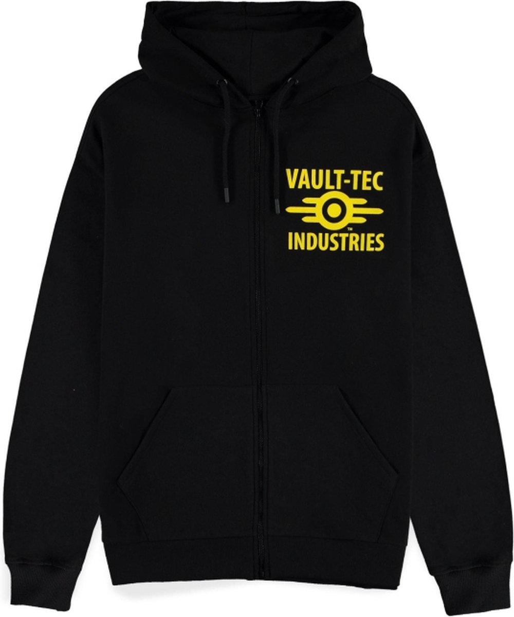 Fallout Vault Boy Heren Vest met capuchon - zwart - XXL