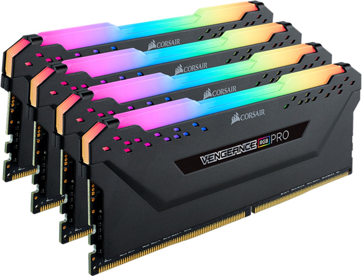 Corsair Vengeance RGB PRO 32GB (4x8GB) DDR4 3200 MHz - Pc/server | bol