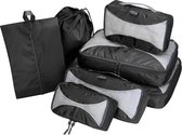 Bol.com Verpakking Kubussen Koffer Organisator Verpakking Zakken Bagage Organizer Set - 7 stuks - Reizen Thuis Opslag - S+Slim+M... aanbieding