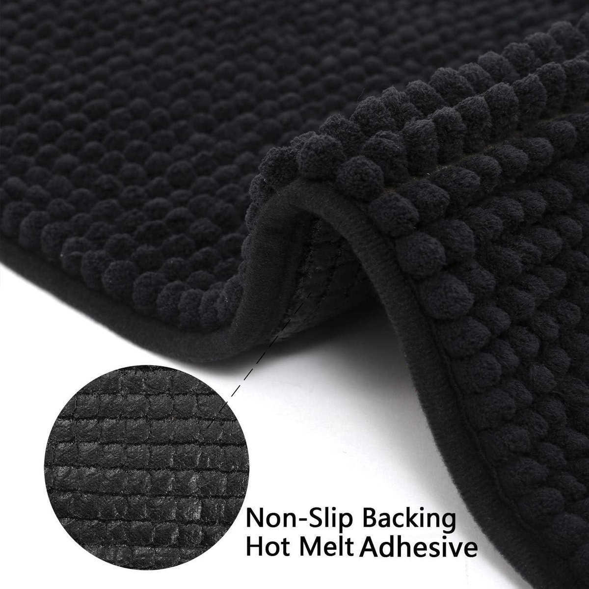Antislip badkamertapijt, zacht, hoogpolig, microvezel, badmat, absorbe