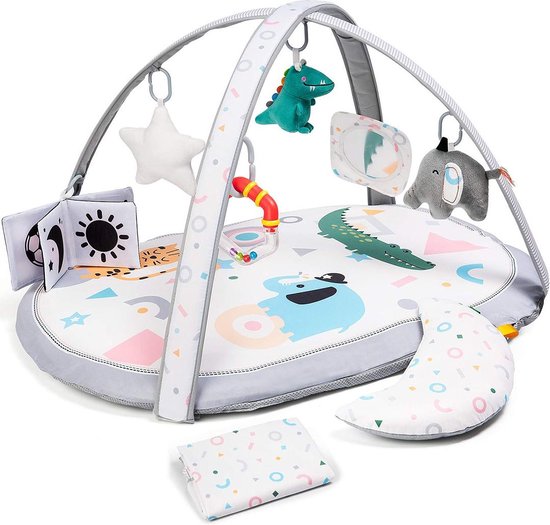 Fehn 3 D Activity Deken/speelboog Met Afneembaar Speelgoed Voor Baby's En Plezier Vanaf De Geboorte Rainbow Regenboog