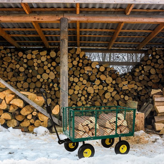 AREBOS Tuinwagen 550kg - Bolderkar - Tuinkar - Bolderwagen - Bolderkar Opvouwbaar van Merkloos	 — afbeelding 5