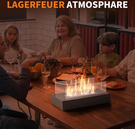 Branderr Tafelhaard Bio ethanol - Terracotta - voor Binnen & Buiten