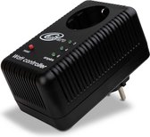 Camparo - Watt controller - camping omvormer - stroom controller - camping stopcontact - zwart