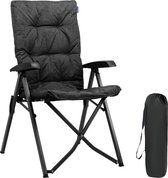 Bol.com TRVLMORE Campingstoel - Inclusief Draagtas - Comfortabele Vouwstoel - 150 kg draagvermogen - Kampeerstoel - Opbergvak - ... aanbieding