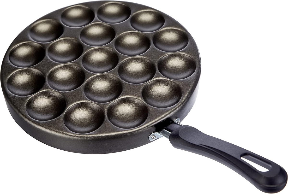 Bol.com Poffertjespan - Poffertjesmaker - Poffertjespannen - Poffertjes pan - Poffertjes wafel ijzer - Poffertjesplaat aanbieding
