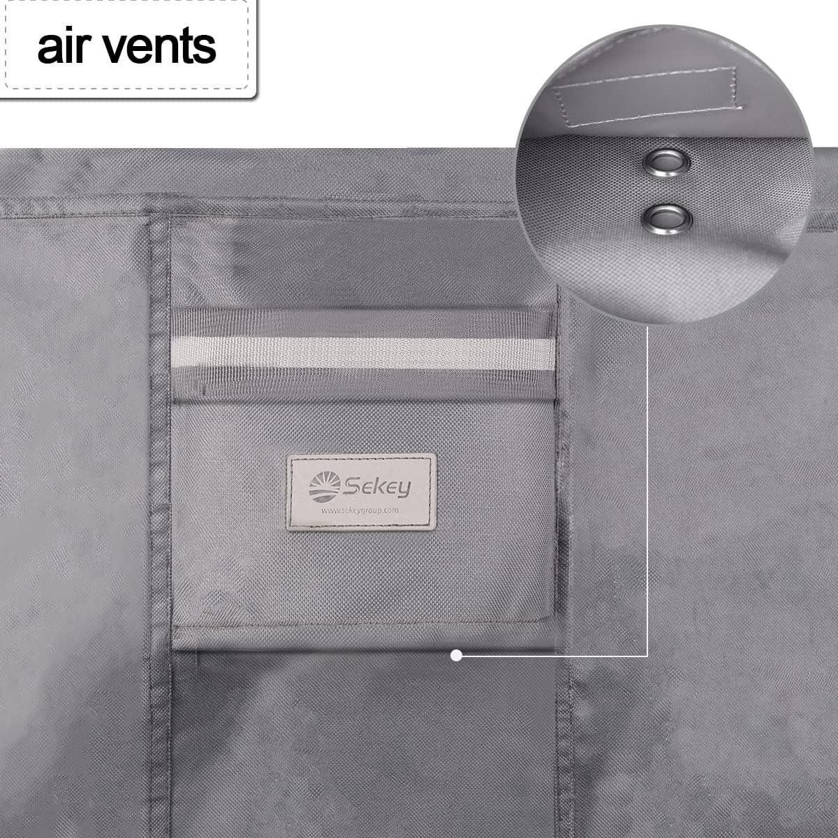 Beschermhoes voor parasol - Grijs - 260cmx - Waterdicht - UV-bescherming