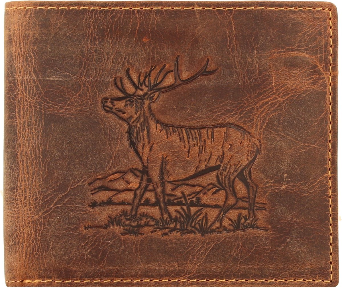 GREENBURRY portemonnee Vintage Wallet Brown bruine
