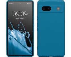 kwmobile telefoonhoesje geschikt voor Google Pixel 7a - Hoesje voor smartphone - Precisie camera uitsnede - In Caribisch blauw