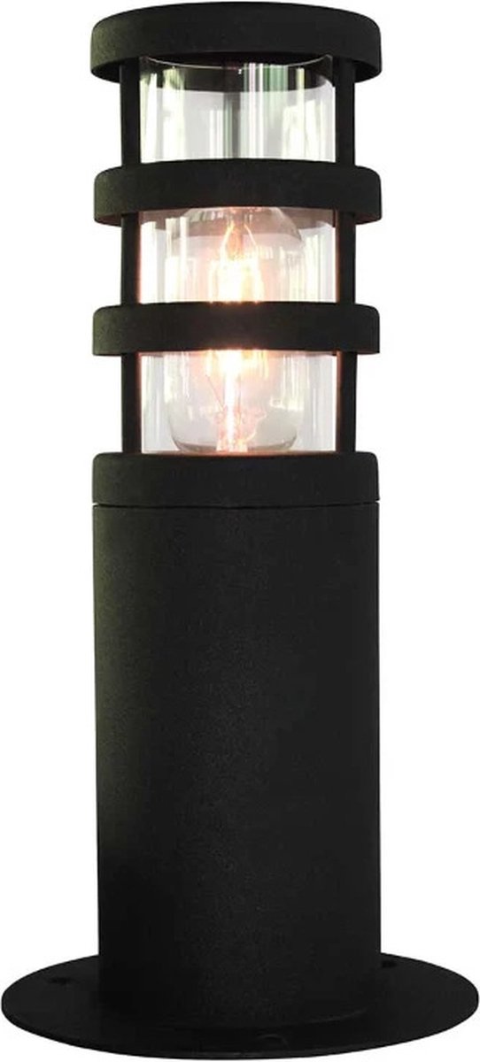 Elstead Lighting Mini LED Tuin Pilaar Hornbaek | 1X E27 Max 60W | IP44 (Outdoor) | Black
