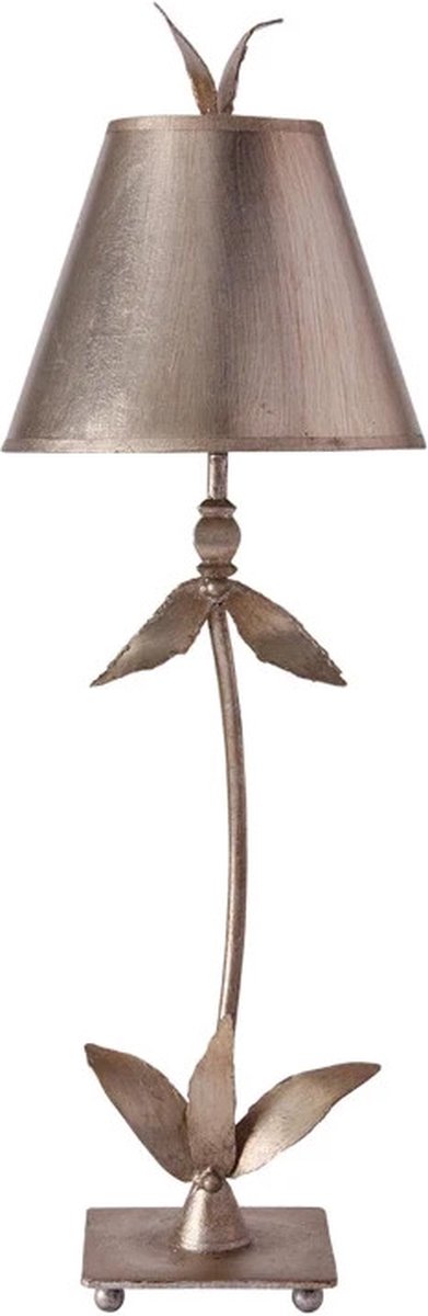 Flambeau LED Tafellamp Red Bell | 1X E27 Max 60W | Silver Leaf