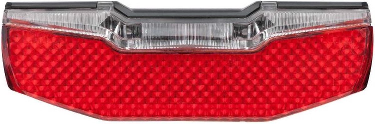AXA Blueline Steady Achterlicht – LED Fietsverlichting – Dynamo – Steady Functie – 600 m Zichtbaarheid – 50 mm Montage – Zijzichtverlichting – Rood