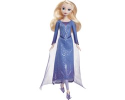 foto van Mattel Disney Frozen Beweegbare Elsa-pop Met Accessoires Blauw