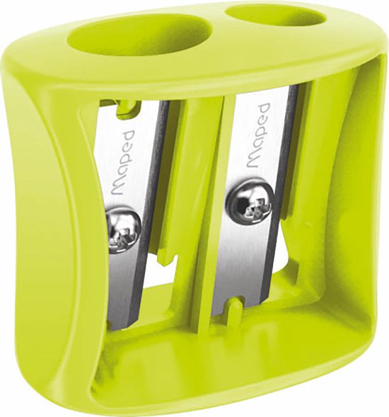 Maped Taille-Crayon Vivo 2 Trous, Couleurs Assorties