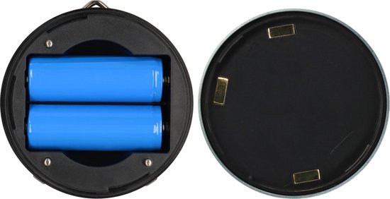 Brennenstuhl oplaadbare LED buiten tafellamp OLI 400 AS (campinglamp IP54 met 450lm, tot 70u lichtduur, dimbaar, 2 verwisselbare oplaadbare batterijen 18500, powerbank, USB C oplaadkab — afbeelding 2