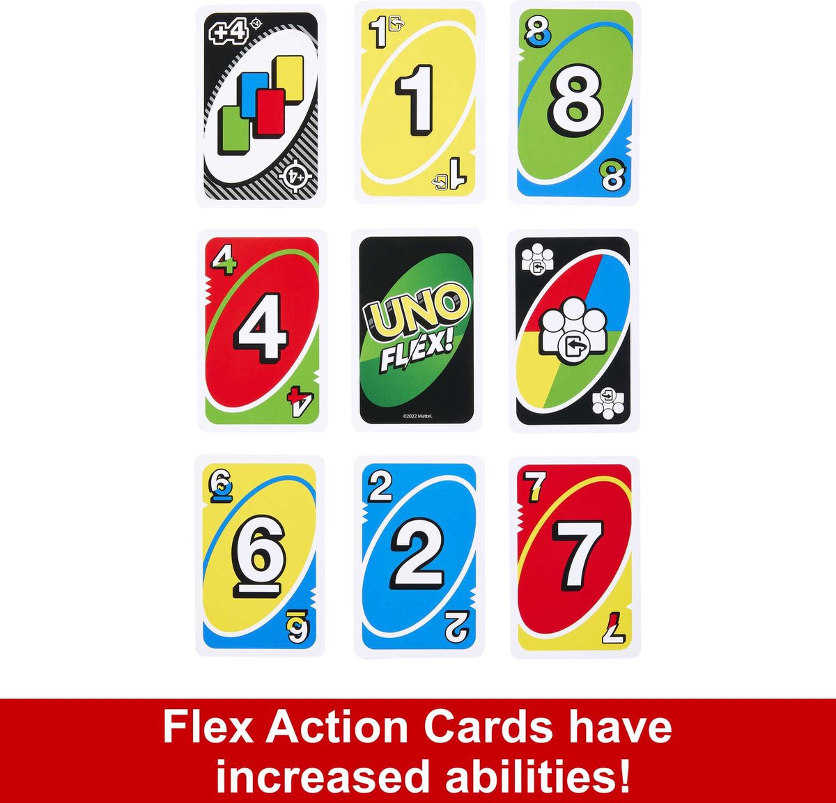 Mattel Games UNO Flex Kaartspel — afbeelding 10