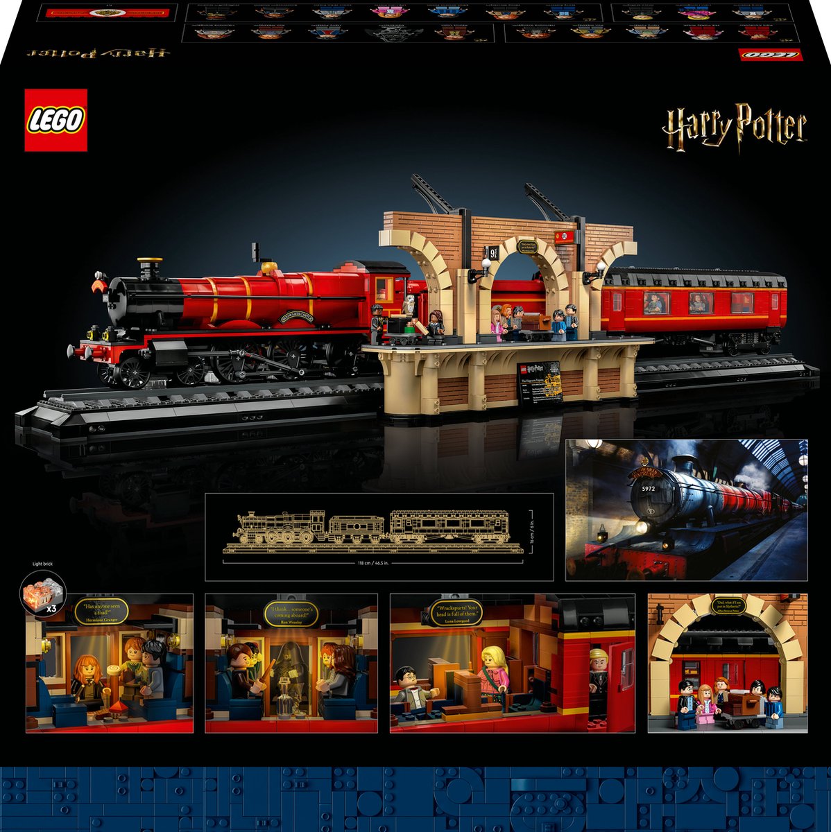 LEGO Harry Potter Zweinstein Express - Verzameleditie Modelbouw Trein - 76405 — afbeelding 17