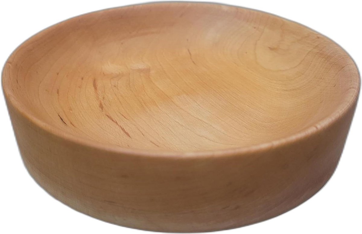 Houten snackschaal voor droogvoer noten en snoep – 20 cm
